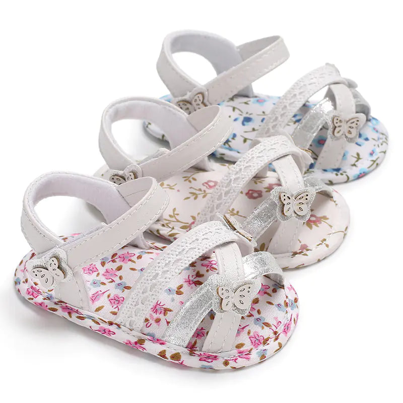Summer Infant Girls' Breathable Non-Slip Walking Shoes