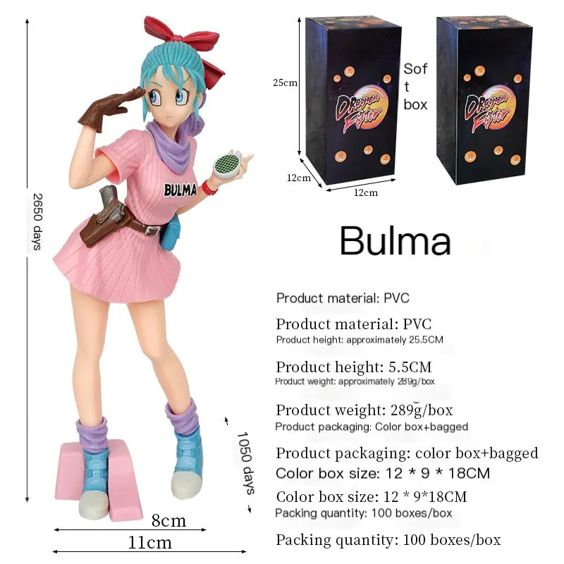 Dragon Ball Girls Series Figures: Launch, Bulma, Dili, Chi-Chi