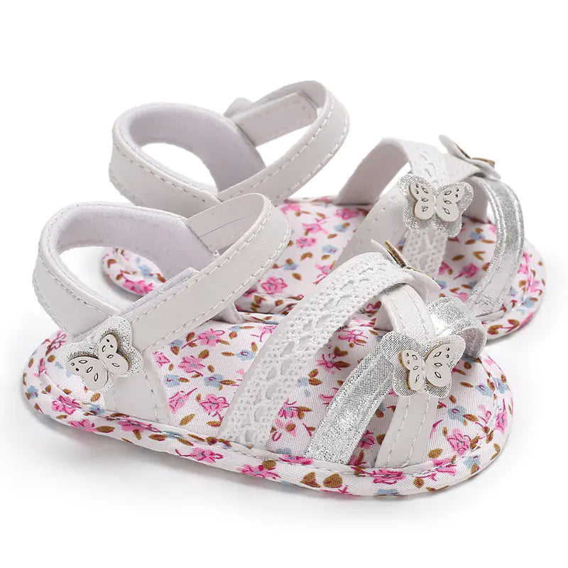 Summer Infant Girls' Breathable Non-Slip Walking Shoes