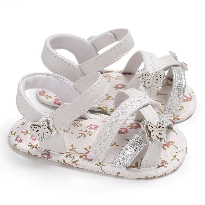 Summer Infant Girls' Breathable Non-Slip Walking Shoes