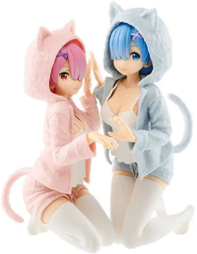 Re:Zero Starting Life Ram & Rem Cat Ear Figures
