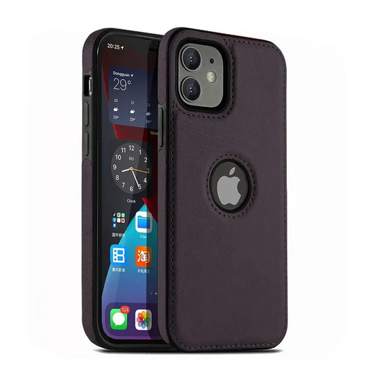Ultra Thin Shockproof Leather Case for iPhone 15-11 Pro