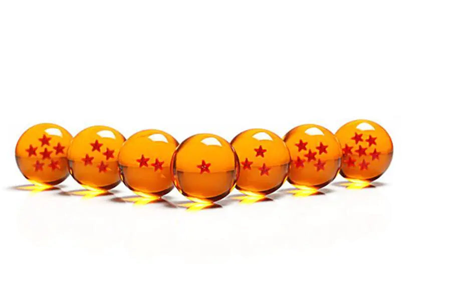 Dragon Ball Set, Transparent Seven Star Balls, Resin Art