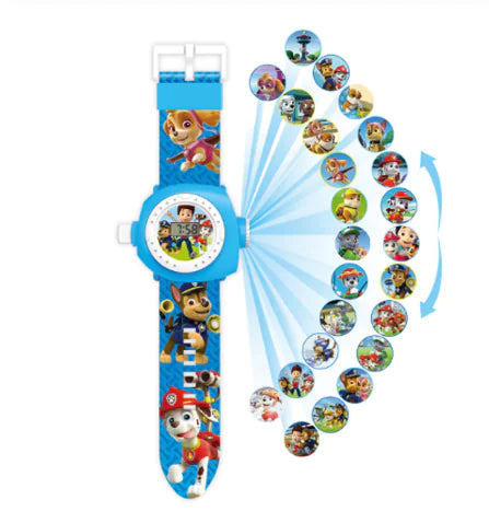 3D Projector Cartoon Watch for Kids with 24 Images