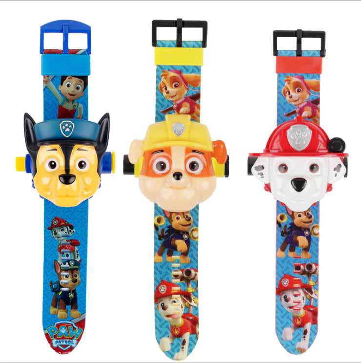 3D Projector Cartoon Watch for Kids with 24 Images